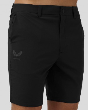 Black Castore Golf Water-Resistant Shorts | 1072538-PM