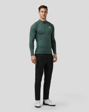 Black Castore Golf Water-Resistant Trousers | 4956378-RQ