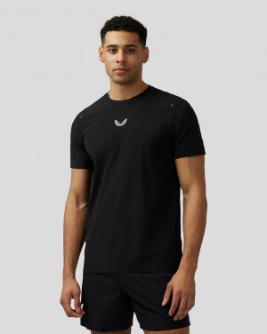 Black Castore Zone Ventilation Training T-Shirt | 4695208-NK
