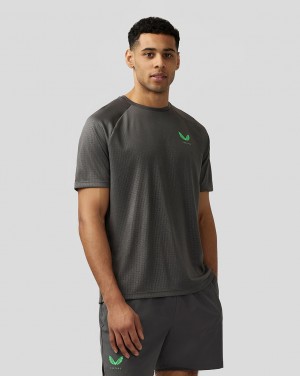 Gunmetal Castore Adapt Short Sleeve Printed T Shirt | 6597380-BA