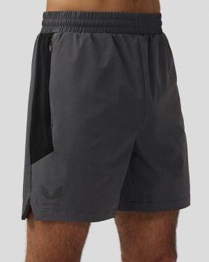 Gunmetal Castore Apex 6” Woven Shorts | 8543271-NL