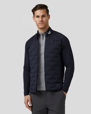 Midnight Navy Castore Golf Hybrid Jacket | 4857620-IY