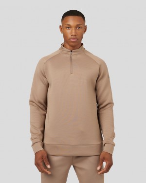 Mushroom Castore Scuba Program Long Sleeve Aeroscuba 1/4 Zip Funnel Top | 6207349-JF