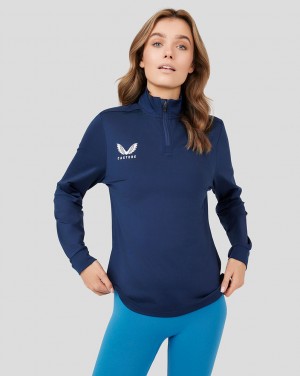 Navy Castore Core 1/4 Zip | 1460793-KM