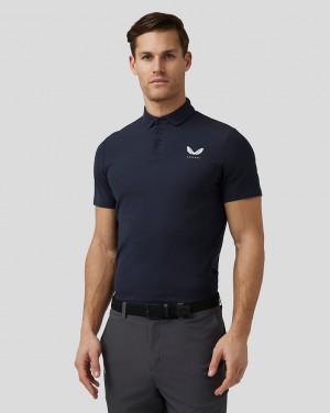 Navy Castore Golf Essential Polo | 3874152-LC