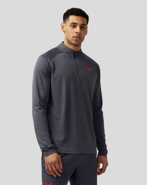 Pewter Blue Castore Adapt Quarter Zip Top | 5910476-HV