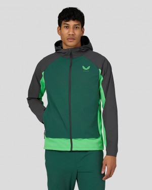Pine Grey/Green Castore Flex Woven Jacket | 0135276-ME