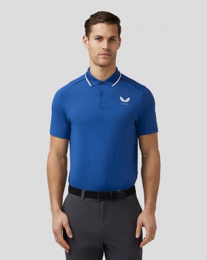 Royal Blue Castore Golf Tech Polo | 7453268-EO