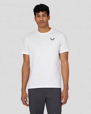 White Castore Flex Short Sleeve T-Shirt | 5276901-GT